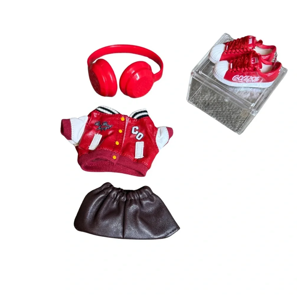 Labubu 4 Piece Outfit – Headphones, Jacket, Pants & Shoes